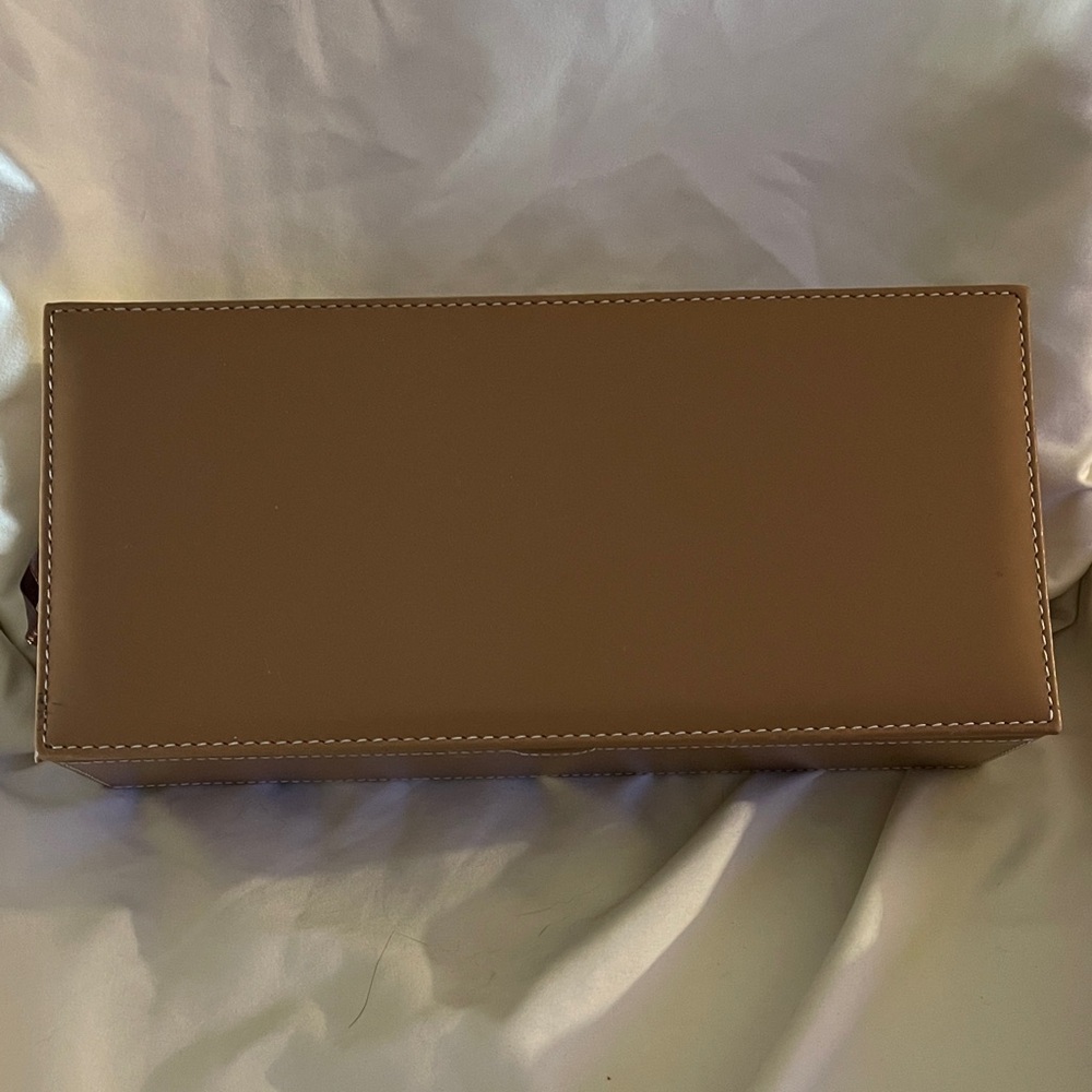 Vegan Rectangular Storage Box for Organizing or Travel